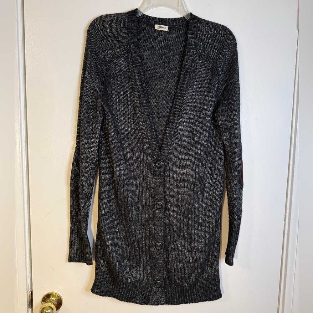 L'AGENCE Knit Cardigan Sweater Size Small